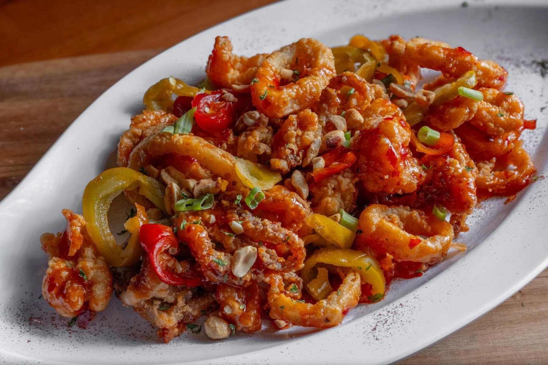 Spicy Crispy Shrimp and Calamari